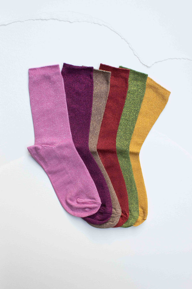 Modal Blend Glitter Socks