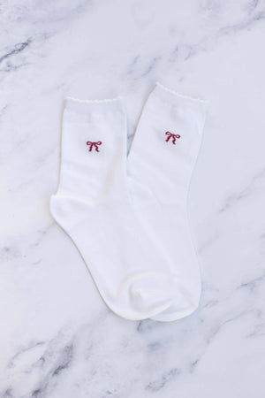 Women's Bow Accent Socks