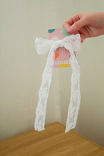 Lace Long Bow Clip
