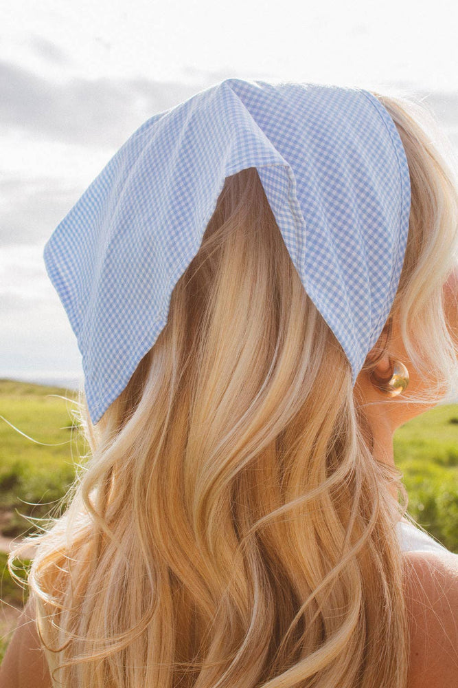 Checkered Tie Bandana