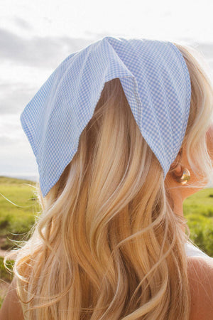 Checkered Tie Bandana