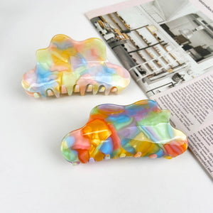 Acetate Colorful Claw Clip Cloud Hair Clips