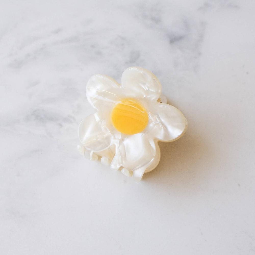 Eco Single Daisy Hair Claw Clip