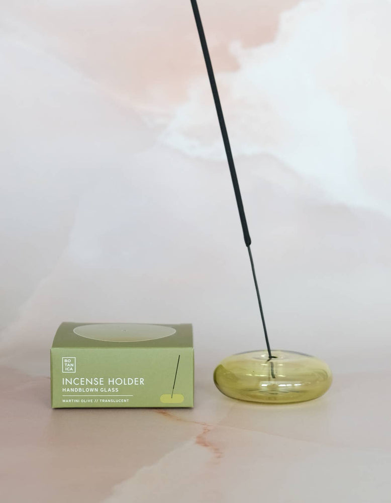 Glass Bubble Incense Holder