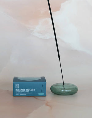 Glass Bubble Incense Holder