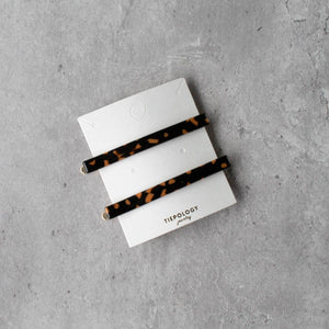 Eco Simple Hair Bobby Pin Set: Amber Mix