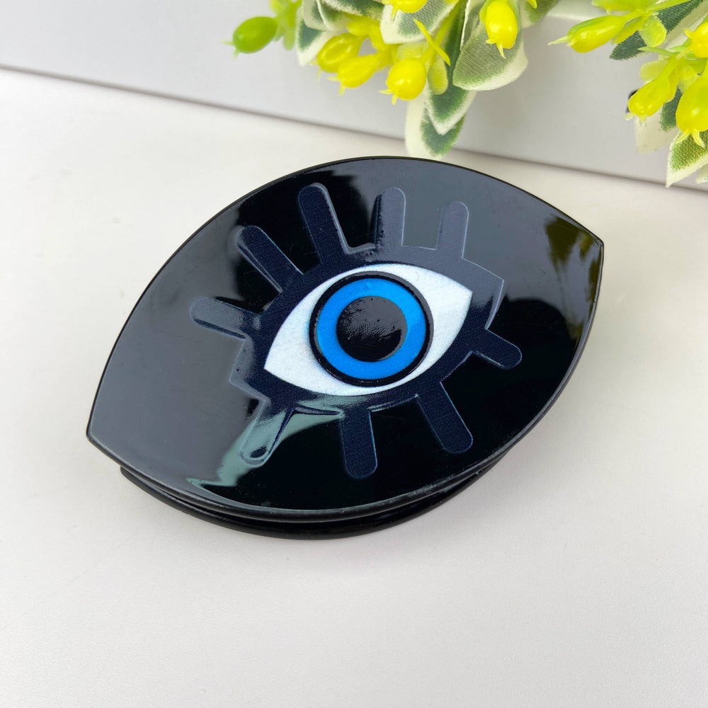 Dark Demon Eye Hair Claw Clip