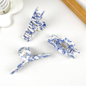 Cute Mini Acetate Heart Hair Claw Clips