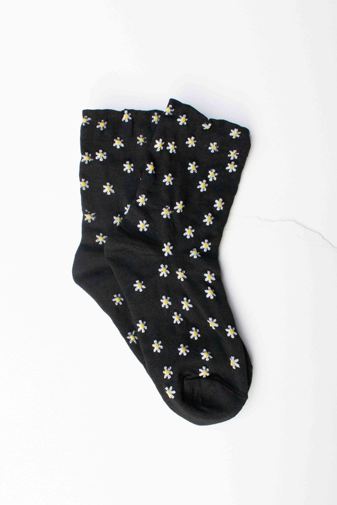 Daisy Meadow Cotton Blend Socks