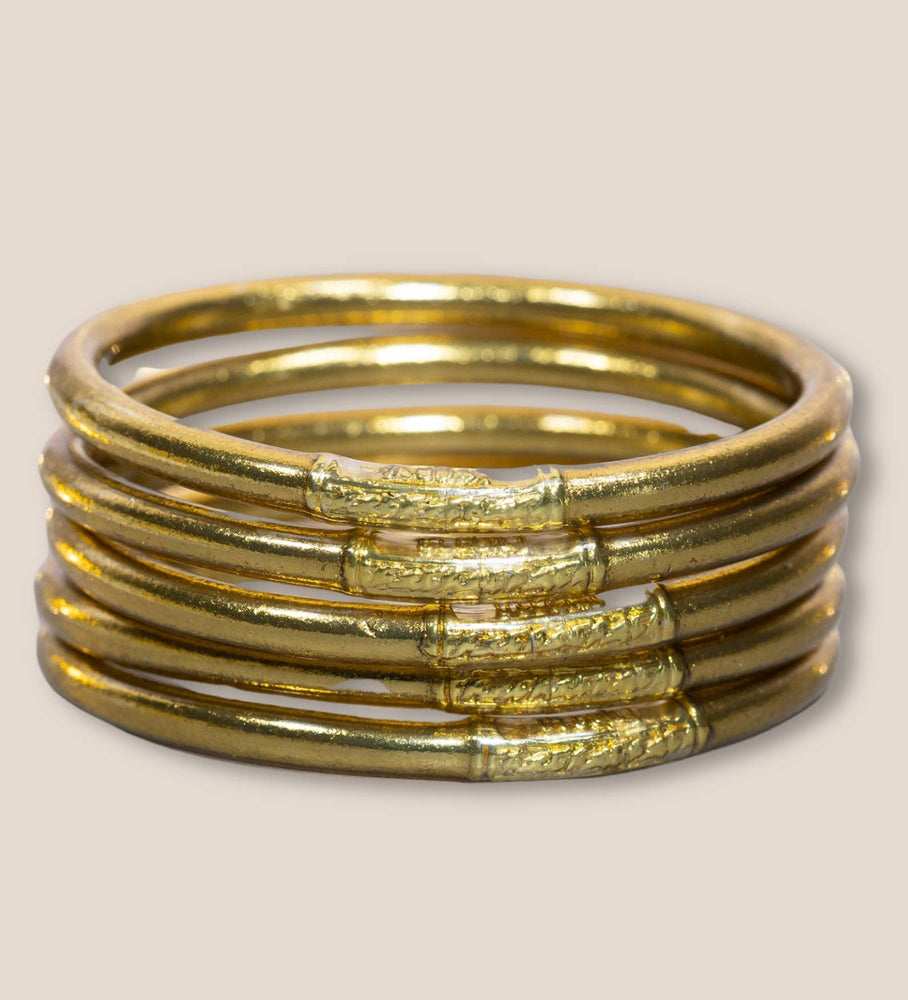Buddhist bangle 5mm Iconic BRONZE - SIZE S 57mm